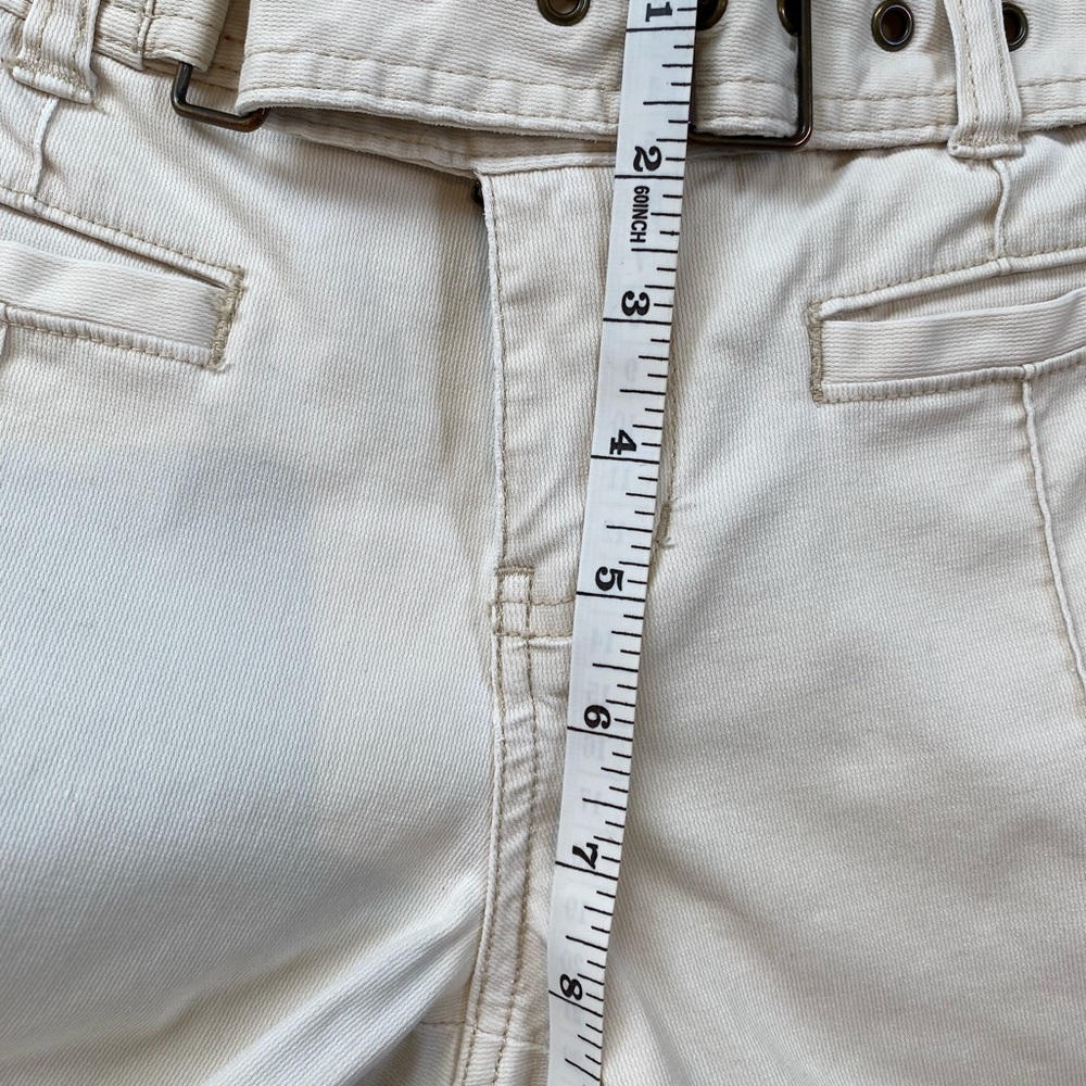 Hollister Wide-leg Cuffed Capris Off-white 5 - Picture 8 of 11